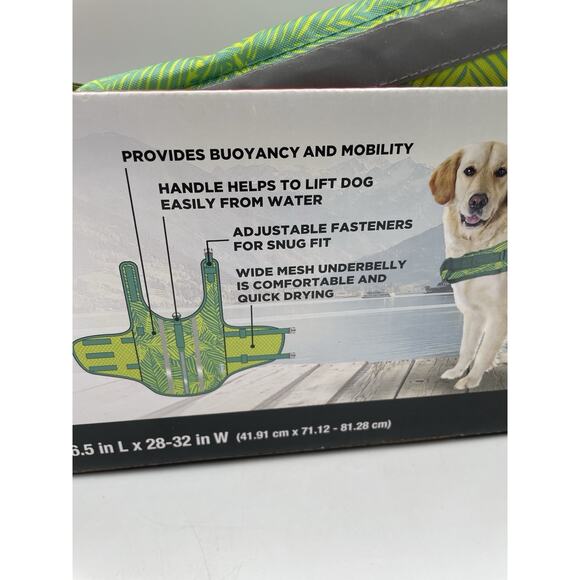 Coleman Dog Flotation Life Vest Jacket Preserver Size Large Up to 85 Pounds NEW - Picture 8 of 9